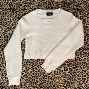 NUX Long Sleeve Crop Top